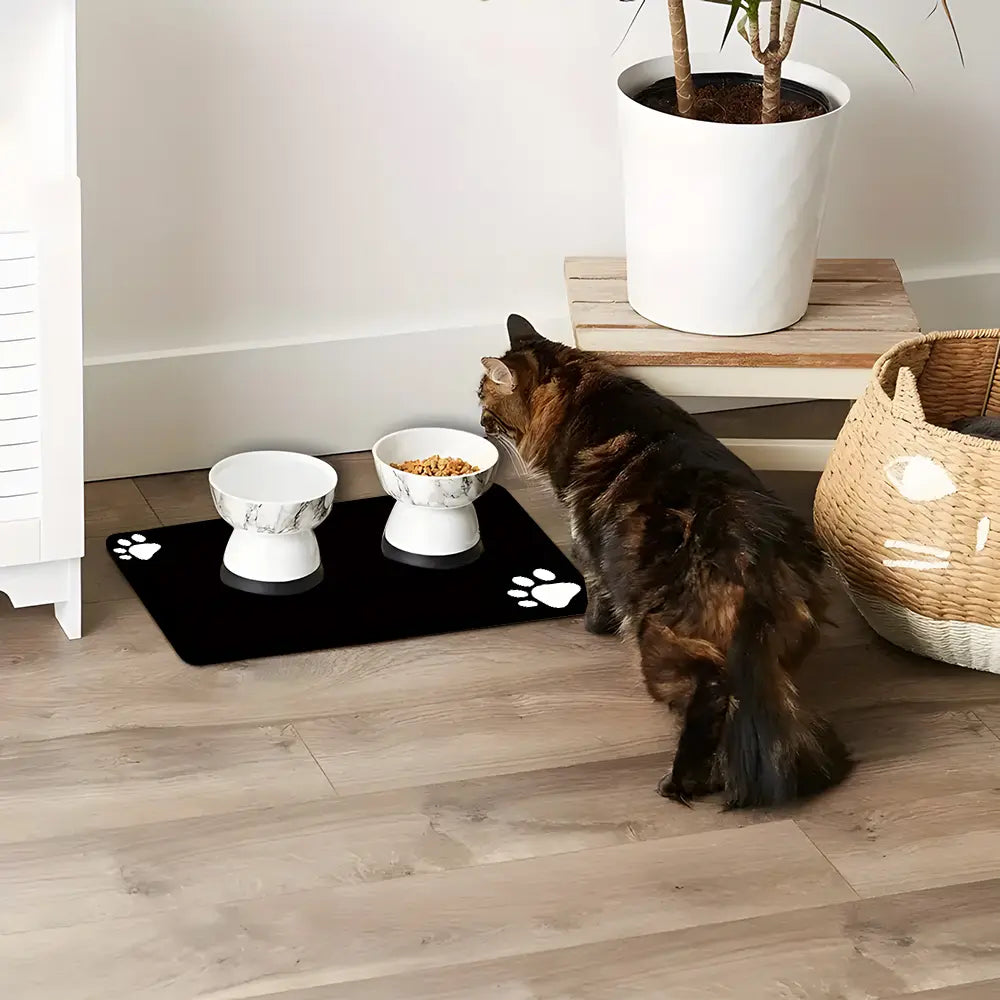 Pet Cat Dog Feeding Absorbent Mat, Quick Dry Water Dispenser Pad, No Stains, Ideal for Messy Drinkers, Easy Clean Pet Accessories