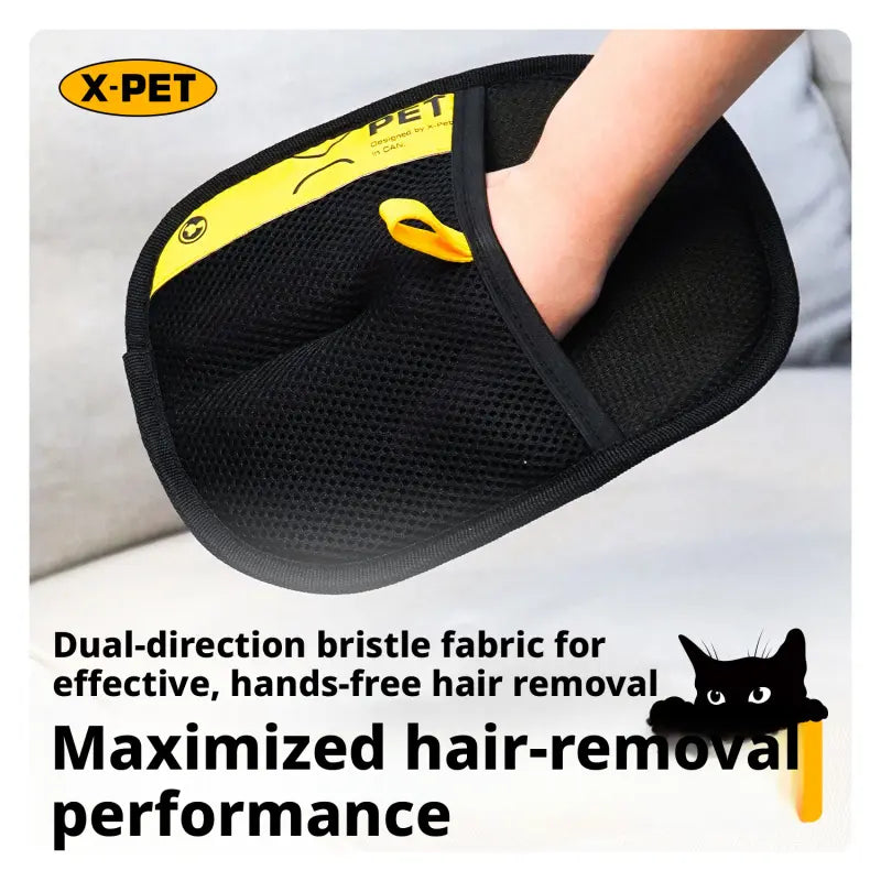 Pet Static Hair Removal Gloves, Double-Sided Grooming for Cats & Dogs, Effectively Removes Loose Fur, Pet Cleaning Supplies, Ideal for Sofas & Clothes
