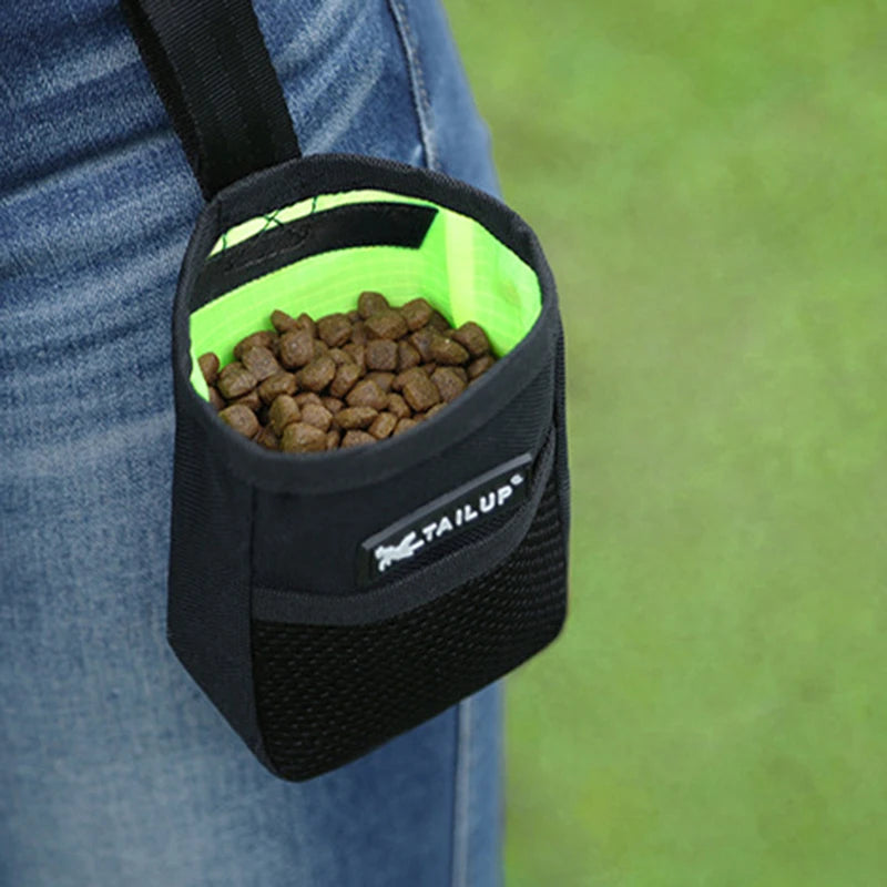 Pet Mini Portable Pet Organizer Supplies Dog Snack Bag Outdoor Training Bag Convenient Carry-On for Dogs