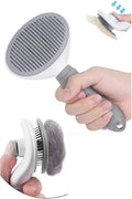 Self-Cleaning Pet Fur Comb – Cat & Dog Brush
