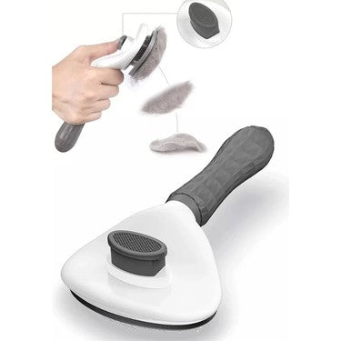 Self-Cleaning Pet Fur Comb – Cat & Dog Brush