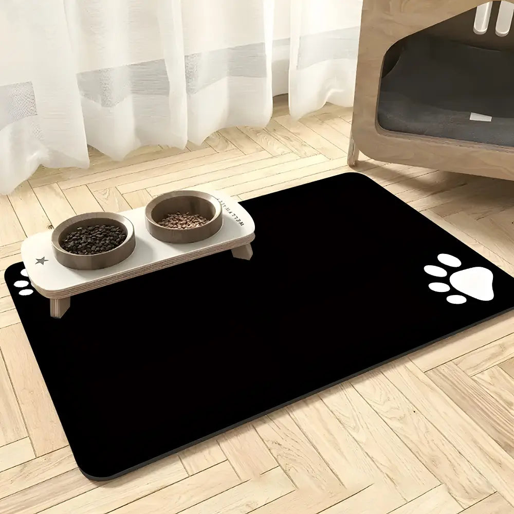 Pet Cat Dog Feeding Absorbent Mat, Quick Dry Water Dispenser Pad, No Stains, Ideal for Messy Drinkers, Easy Clean Pet Accessories