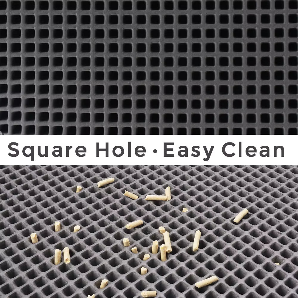 Pet Cat Litter Mat Double Layer Waterproof Litter Cat Bed Pads for Cats House Clean Super Light Easy to Carry Smooth Surface